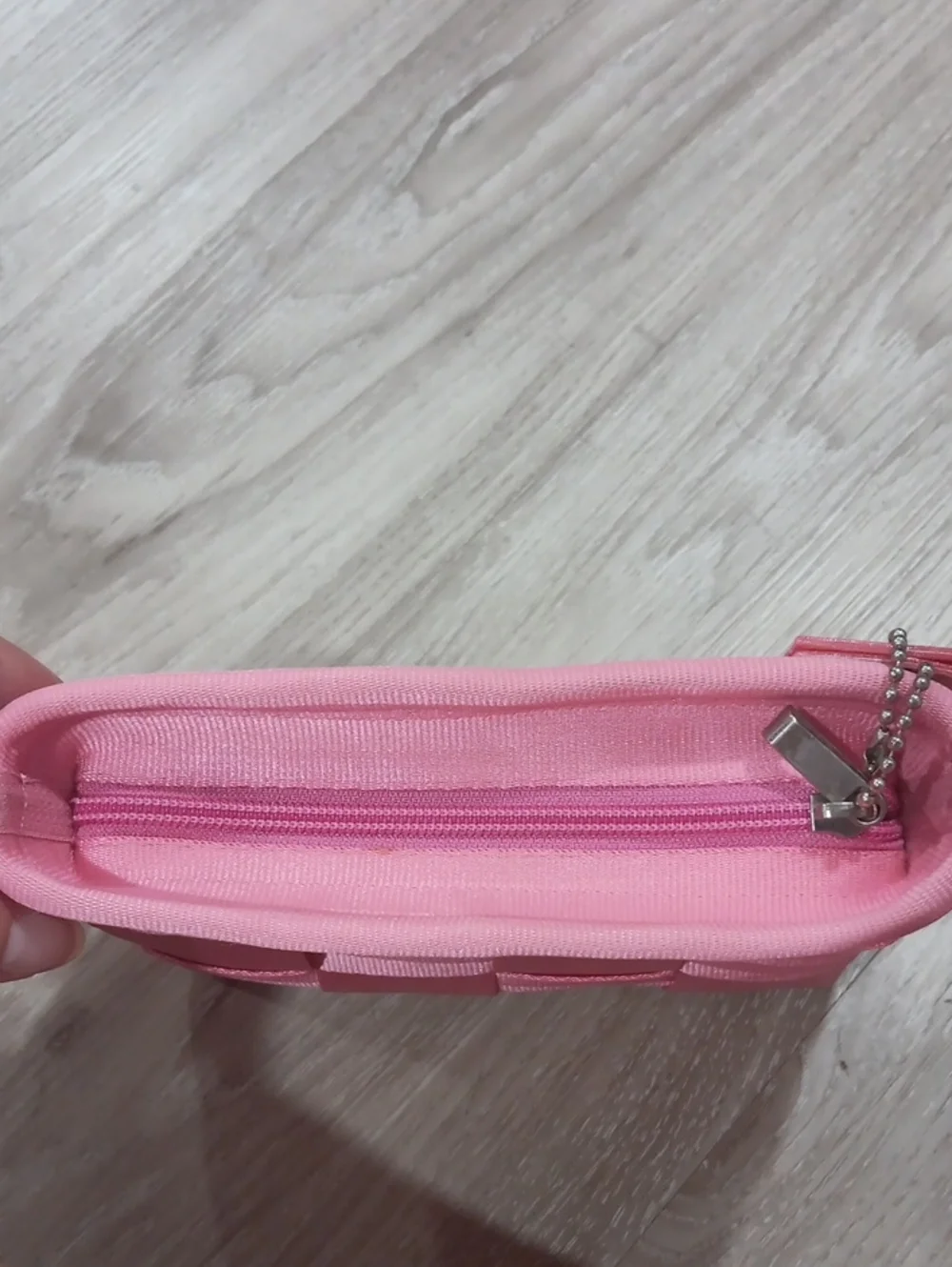 Harveys Pink Seatbelt Makeup Bag